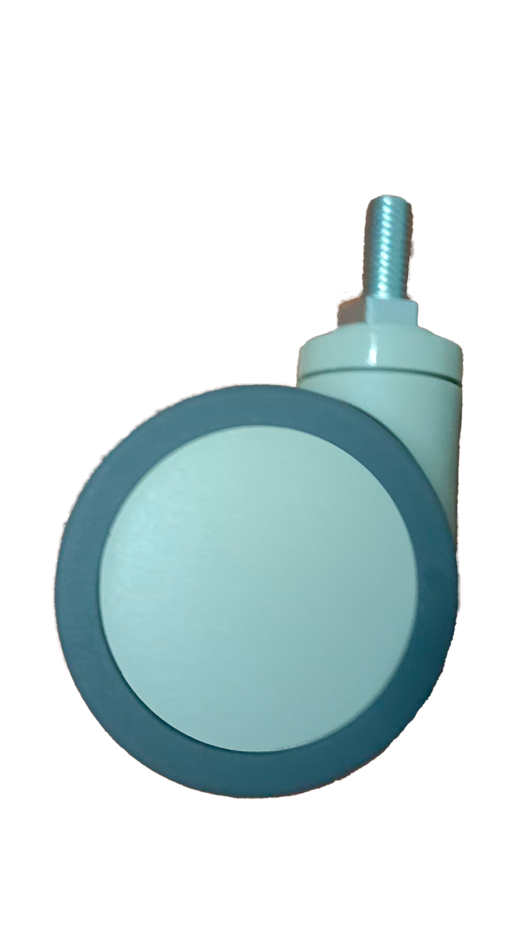 TMT 93(10) - Аппаратное колесо из термопластичной резины 75 мм (болт М10,  г/п 75 кг)