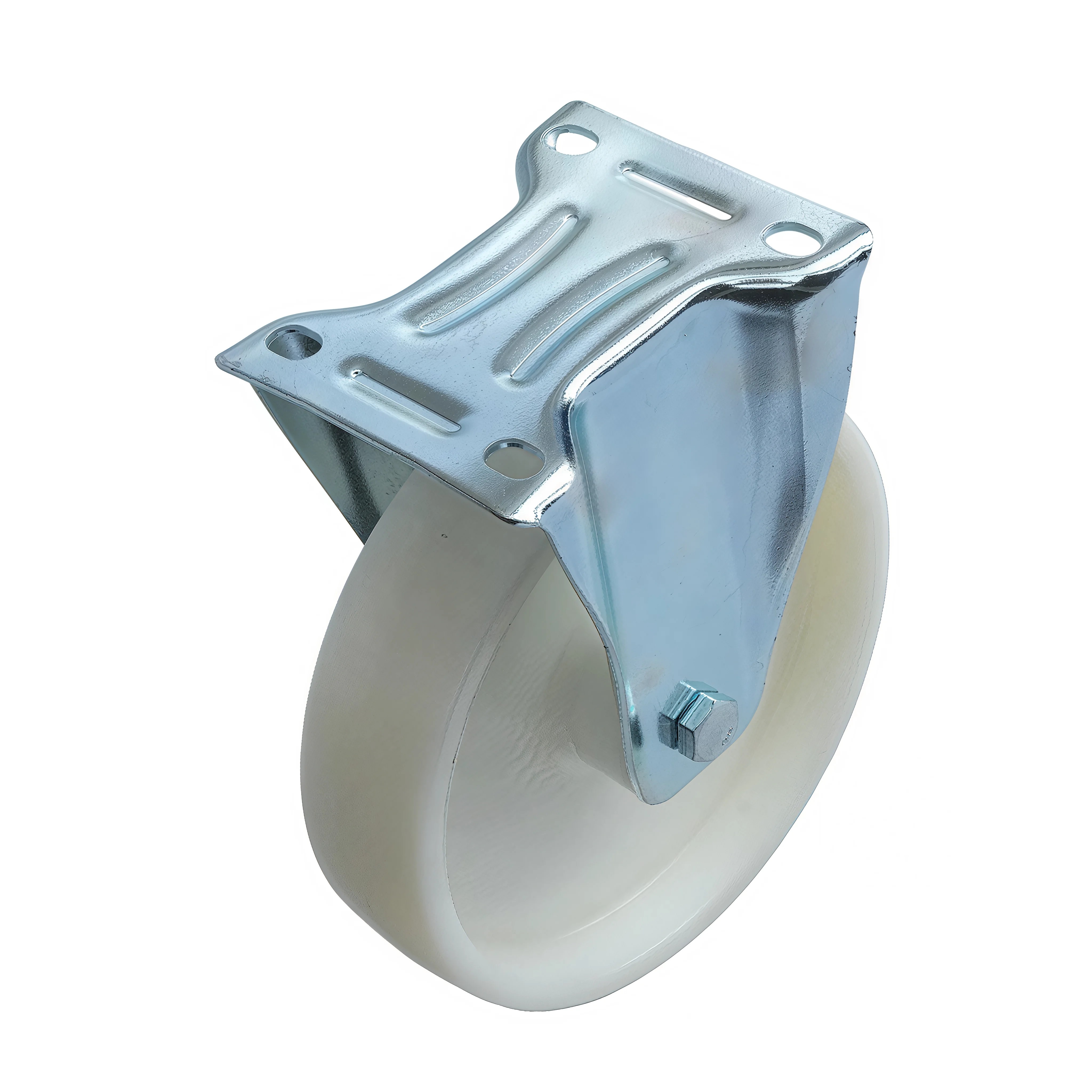 FCpn 80 - Большегрузное нейлоновое колесо 200 мм (площадка, неповоротн, роликоподш)