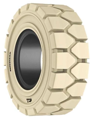 Цельнолитая шина (БЕЛЫЙ суперэластик) для вилочных погрузчиков 16x6-8 (стандарт)